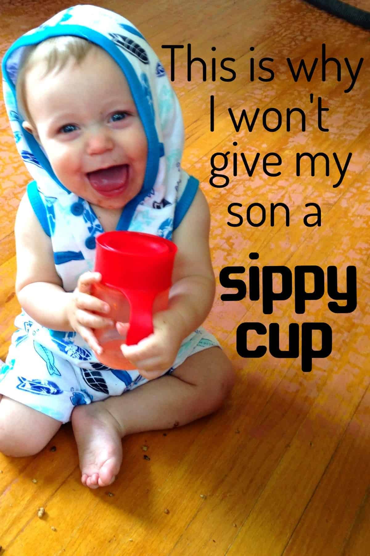 this is why i won't give my son a sippy cup Smart Nutrition with