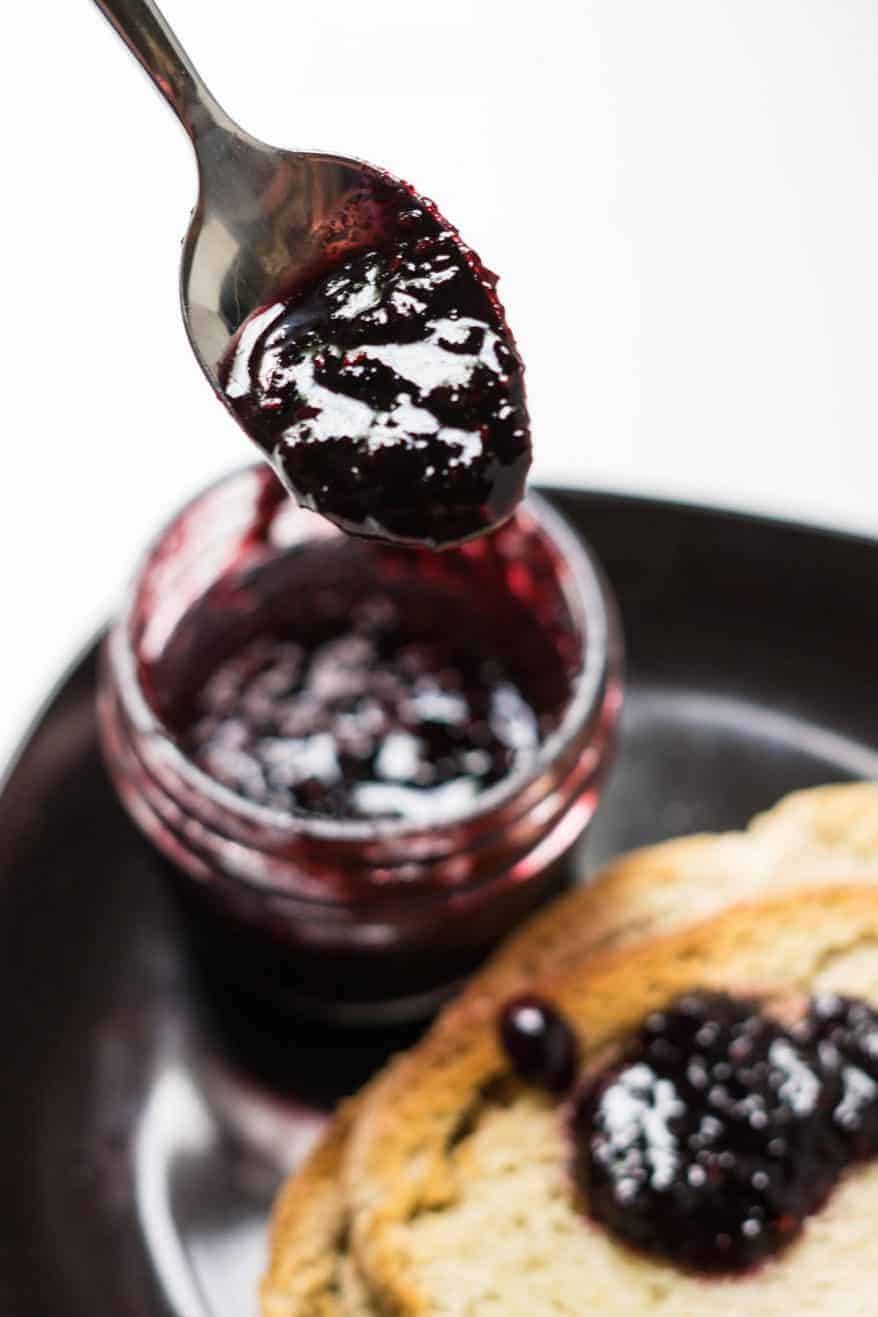 saskatoon jam -low sugar recipe