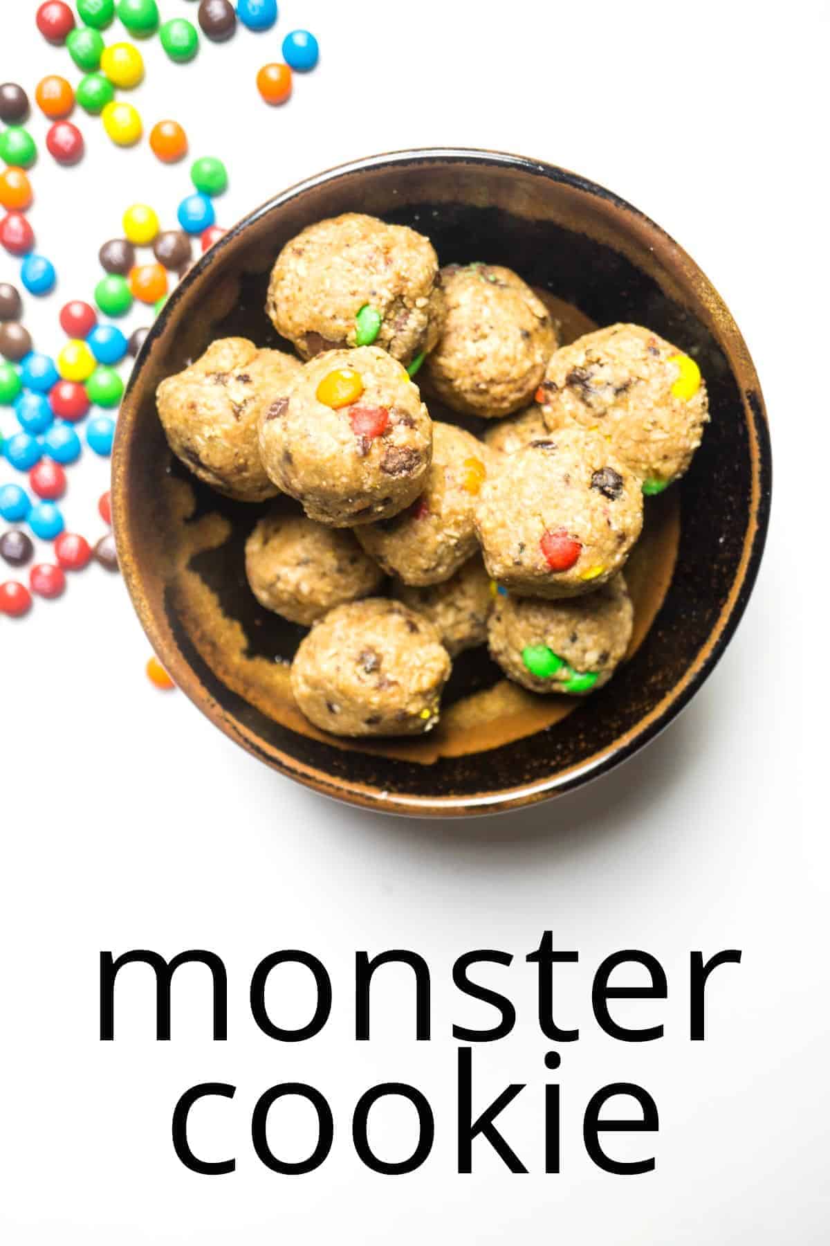energy balls monster cookie