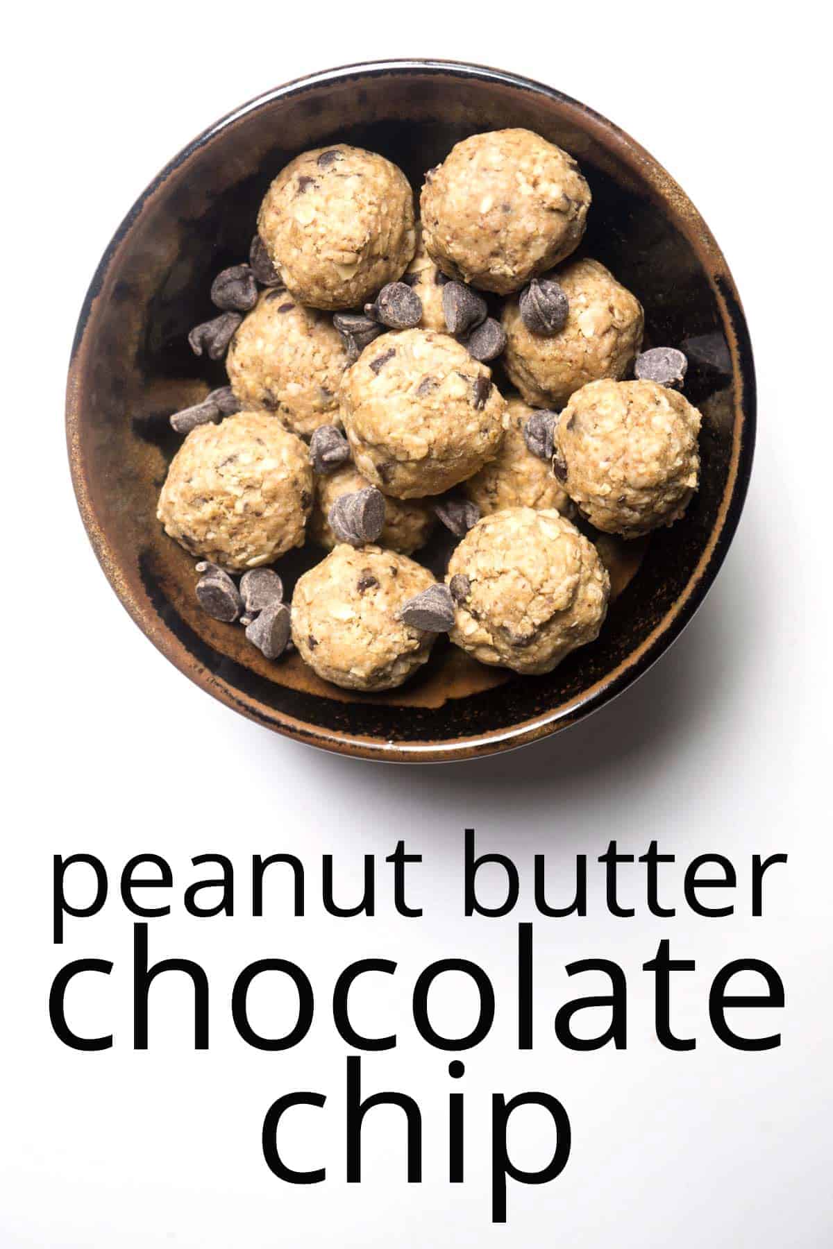 energy balls peanut butter chocolate chip