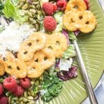 raspberry pretzel salad